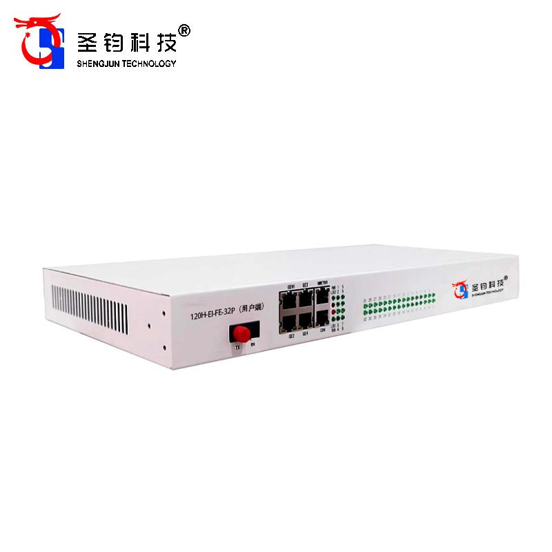 圣钧科技 SHENGJUN TECHNOLOGY 32路光综合接入设备 120H-EI-FE-32P(用户端)+台