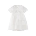 米喜迪mecity童装夏女童连衣裙两件套网纱粉色礼服儿童_662 110cm(110/56) 云朵白