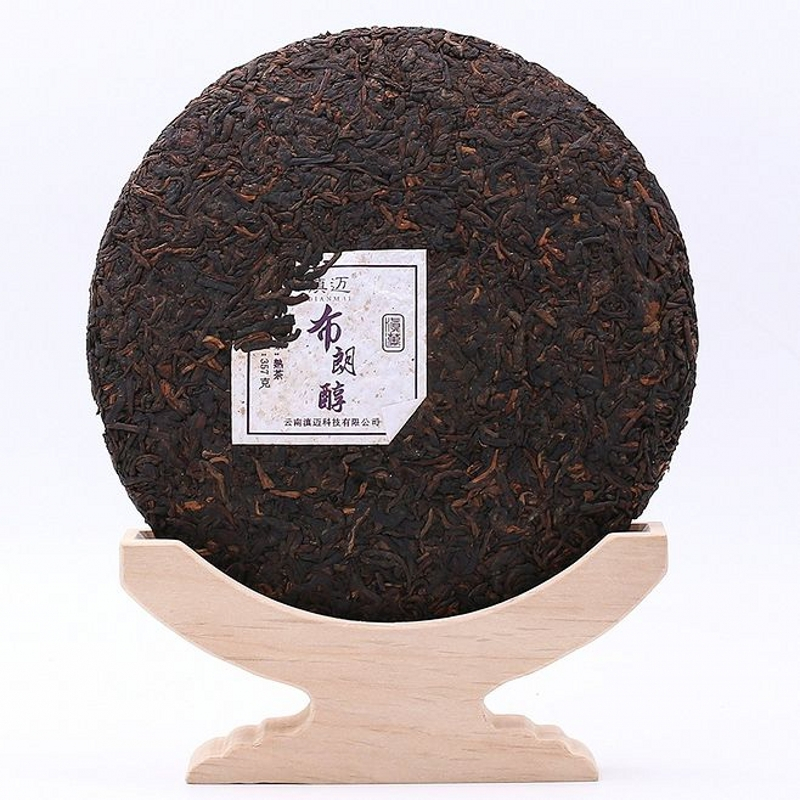滇迈 6年陈 2012年布朗醇宫廷古树普洱熟茶357克/饼