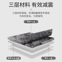 华饰 汽车方向盘套 2019款冬季毛绒保暖方向盘把套车内饰品 汽车用品