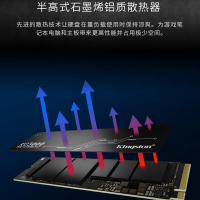 金士顿(Kingston) 1TB SSD游戏固态硬盘M.2接口(NVMe协议PCIe 4.0×4) KC3000系列读速7000MB/S 笔记本台式机一体机升级长条固态硬盘