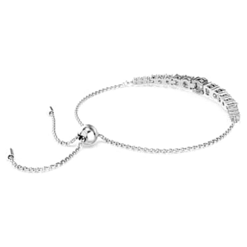 Swarovski 施华洛世奇女士渐变锆石手链时尚奢华可调节滑扣白钻石高清大图