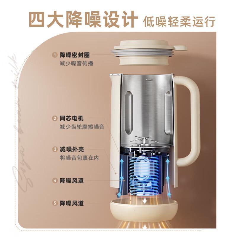 小熊豆浆机迷你破壁机0.6升多功能全自动清洗免过滤DJJ-D06X3单位:台