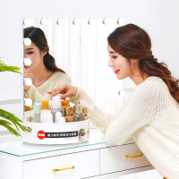 尚烤佳旋转收纳盒多功能旋转防滑厨房置物架调味料用品用具小百货水果蔬菜收纳盒子HB-066