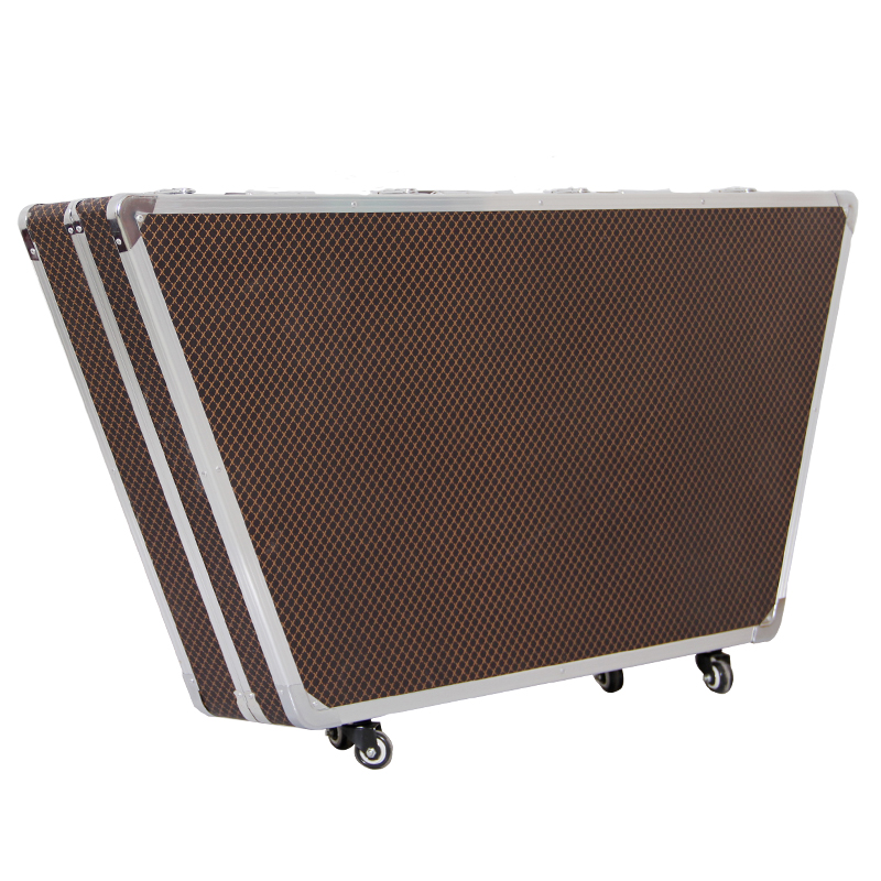 梵巢牌扬琴盒铝合金包边箱子轮子可滑动携带乐器配件402扬琴盒子yqp02