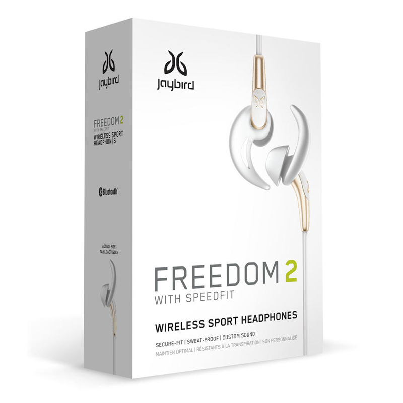 JAYBIRD GOLD FREEDOM 2 入耳式無線藍牙耳機 白色 羅技