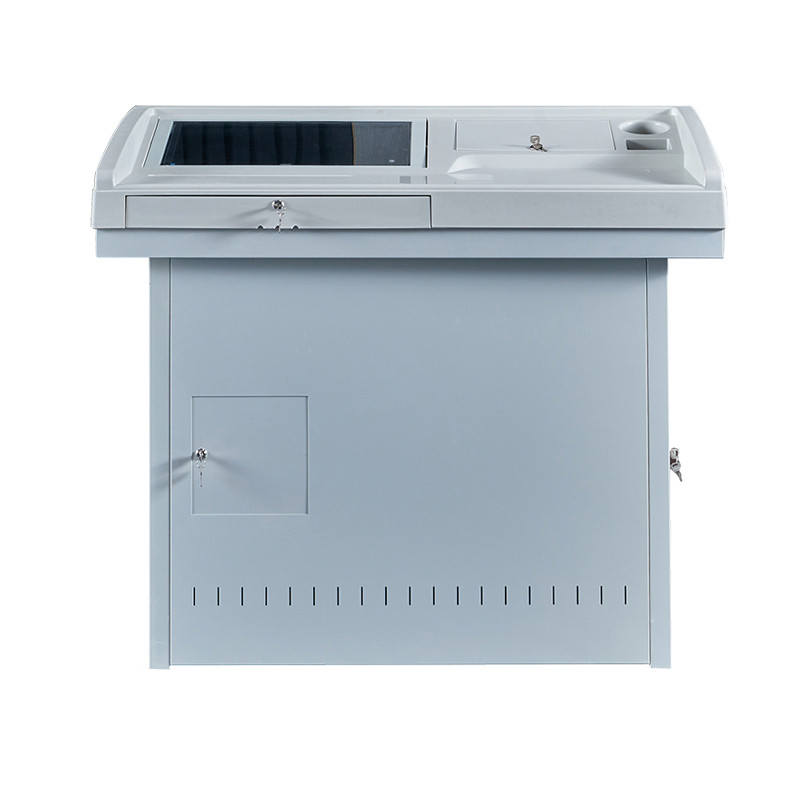 绵冠MIANGUAN教室钢制多媒体讲台演讲台教师多功能中控讲桌 演讲台