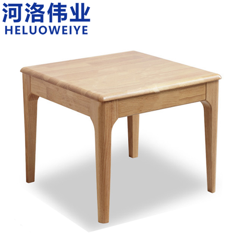 河洛伟业方桌原木色张高清大图
