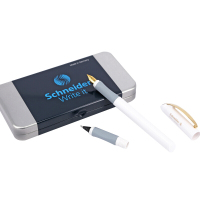 施耐德(schneider)钢笔宝珠笔两用礼盒套装金色年华套装