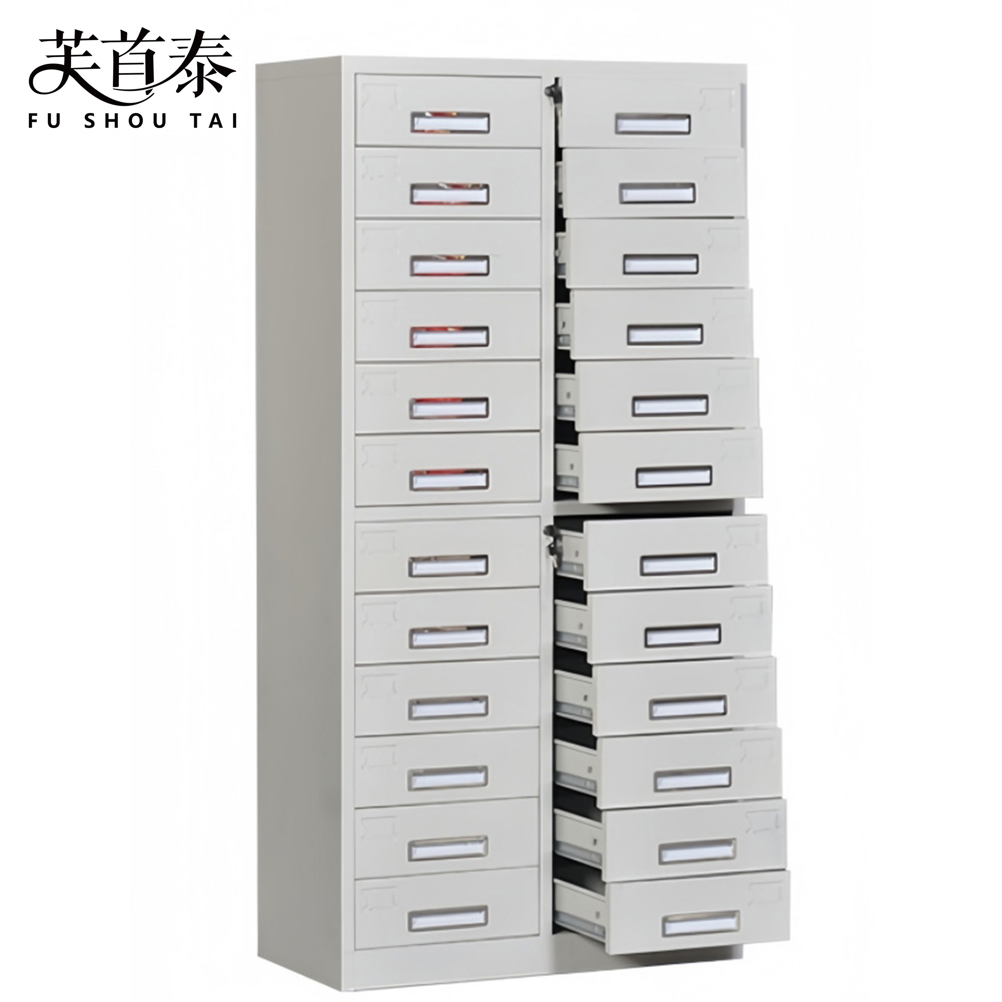 芙首泰文件收纳柜24斗750*390*1600mm台高清大图