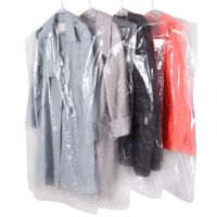 防尘罩衣服收纳袋干洗店挂衣袋大衣西装防尘袋家用塑料防尘|家用厚款10个(送同款10个) 60*150(旗袍婚纱专用)