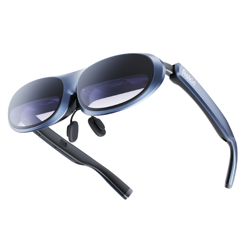Rokid Max+Station 若琪智能AR眼镜 便携高清3D巨幕游戏观影 手机电脑投屏非VR眼镜一体机