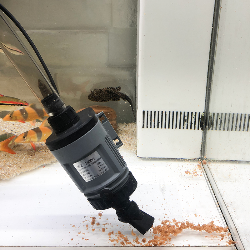 鱼缸换水器自动电动水族箱吸便器吸水清理洗沙吸鱼粪器抽水泵高清大图