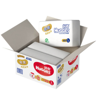 【两箱起享满减】好奇(Huggies)金装贴身透气纸尿裤 大号L129片 1箱