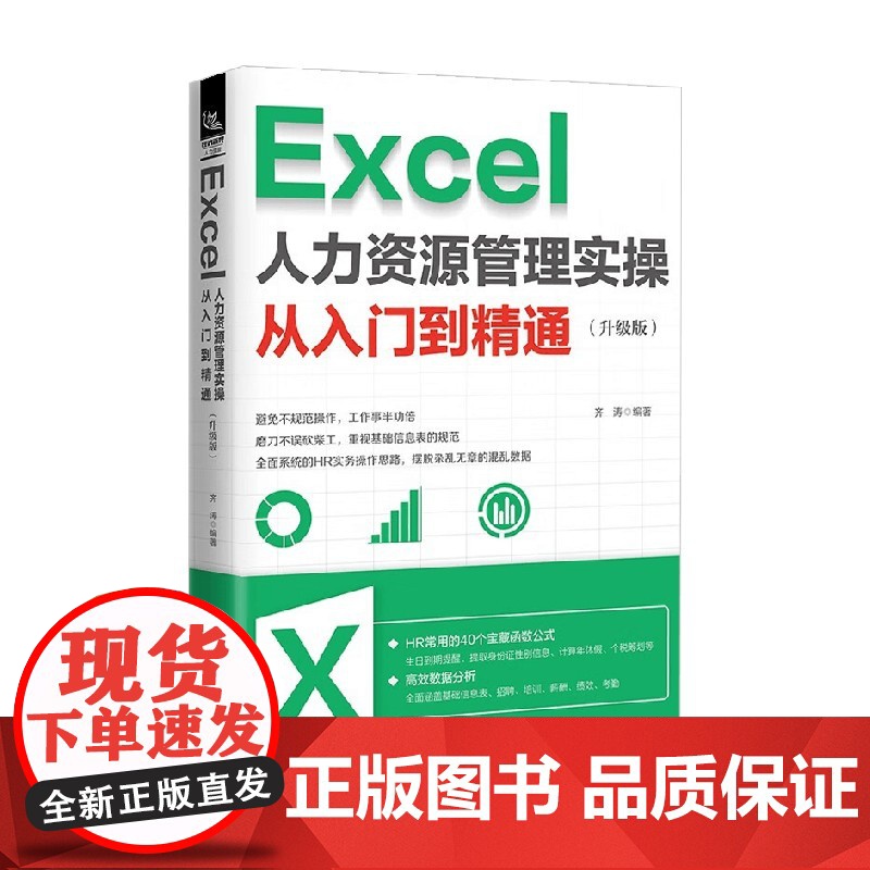 Excel 人力资源管理实操从入门到精通 齐涛 著 人力资源管理高清大图