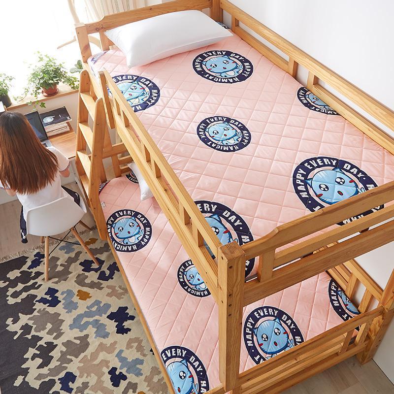 美帮汇加厚榻榻米床垫子软垫被家用1.5m床海绵褥子学生宿舍单人1.2米 床垫-猫玉色【约5cm】 90*190cm【四季款】