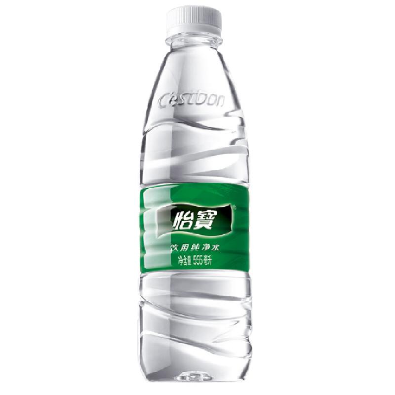怡宝饮用水 纯净水 555ml*24 整箱装