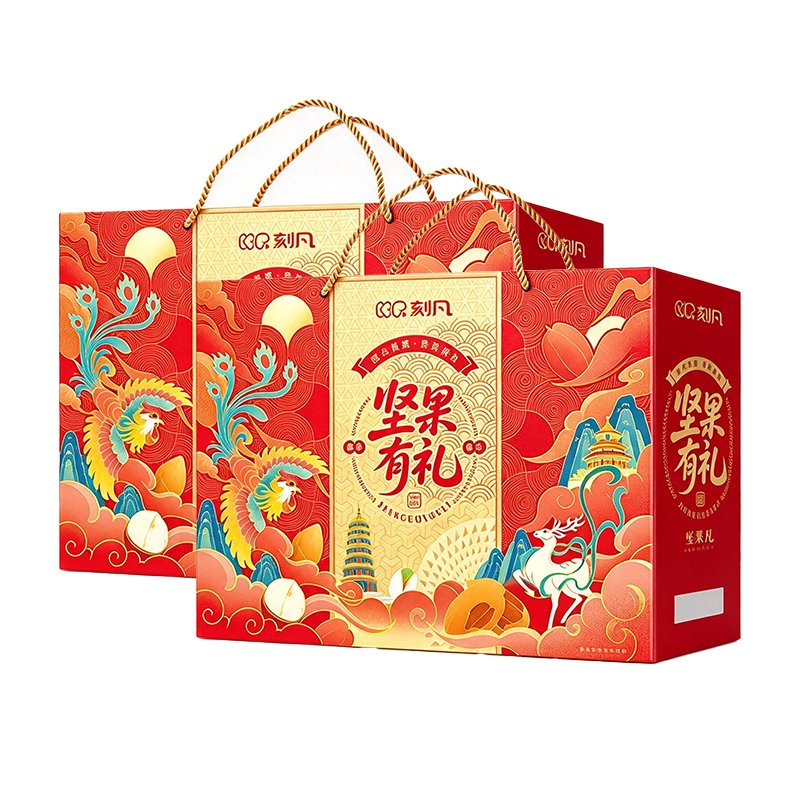 刻凡 坚果有礼礼盒 1794g 盒高清大图