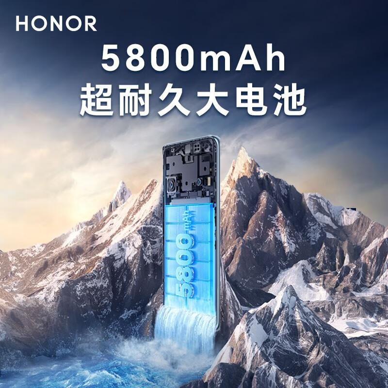 荣耀X50 12GB+256GB 典雅黑 SGS整机五星抗跌耐摔认证 5800mAh超耐久长续航 第一代骁龙6移动平台 一亿像素大底主摄 120Hz智能高刷 5G手机