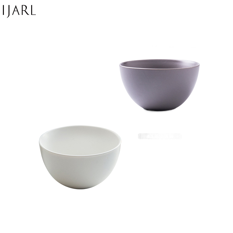 IJARL 亿嘉创意北欧简约陶瓷饭碗家用餐具套装4.5英寸饭碗2只装 锡兰岛巴克系列