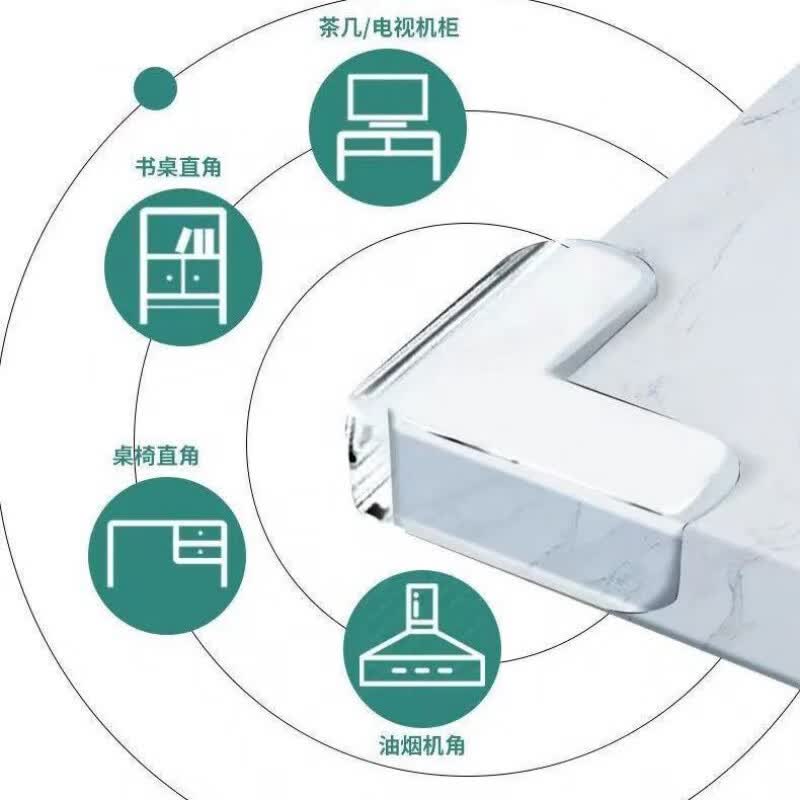 达昭防撞角 L型防撞角(8只装)高清大图