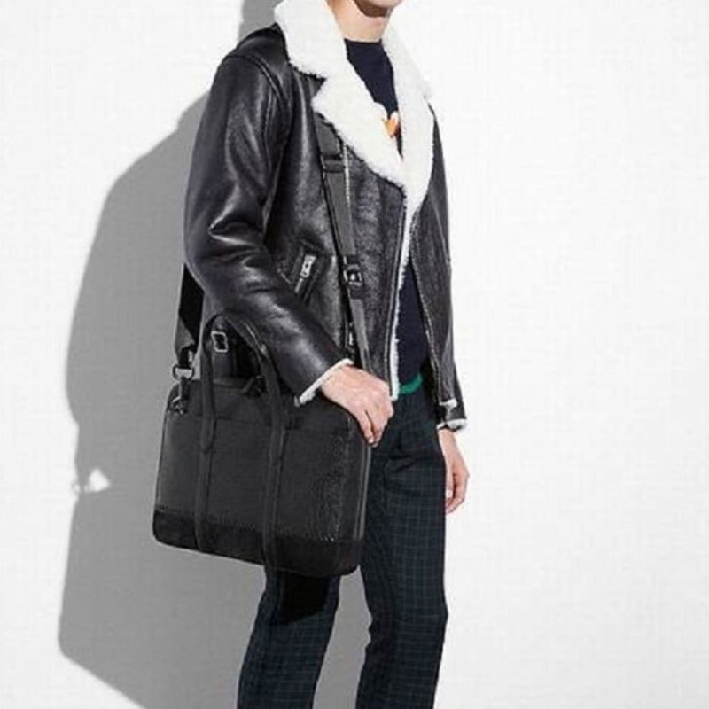 [直营]COACH 蔻驰 Metropolian 男士商务手提单肩斜挎包公文包 欧美时尚