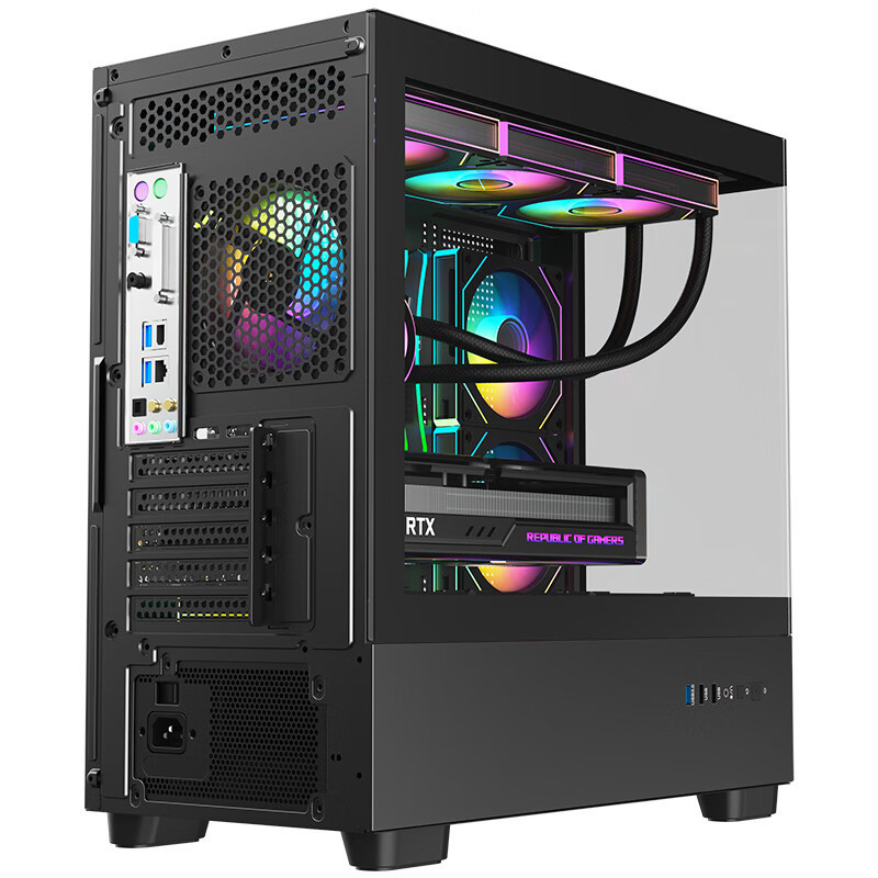 酷睿Ultra9 285K/RTX5070 12G独显2TB固态DIY主机台式电脑组装机游戏直播AI设主机高清大图