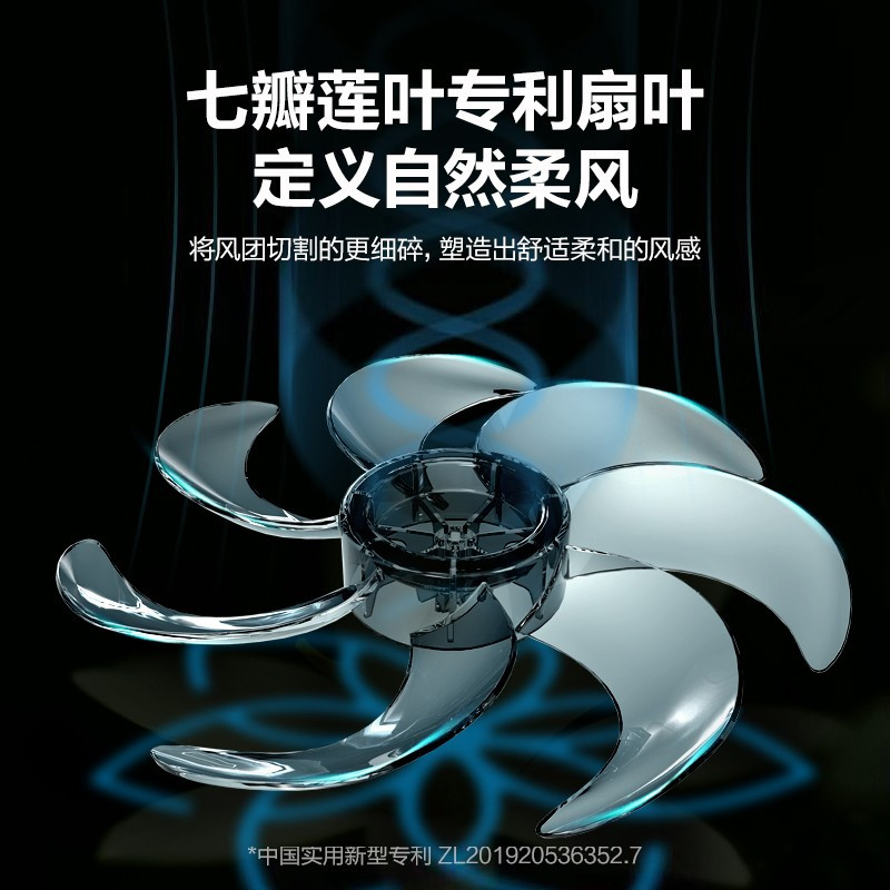 美的(Midea) 电风扇风扇落地扇家用台立两用轻音电扇台扇小风扇办公室电风扇 7叶FSA30VDD