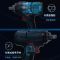 博世(Bosch)GDS18V-400锂电无刷冲击扳手大功率电动扳手双电版18V/5.0Ah
