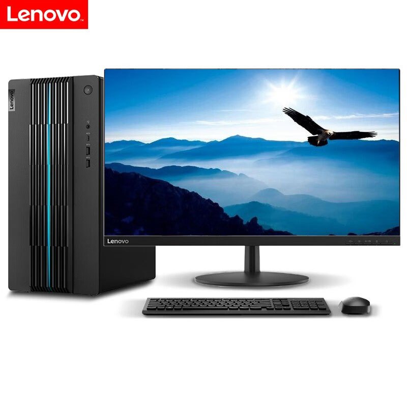 联想(Lenovo)GeekPro 2022设计师游戏台式电脑主机(12代i5-12400F 16G内存 512G SSD RTX3050-8G独显 )27英寸显示器