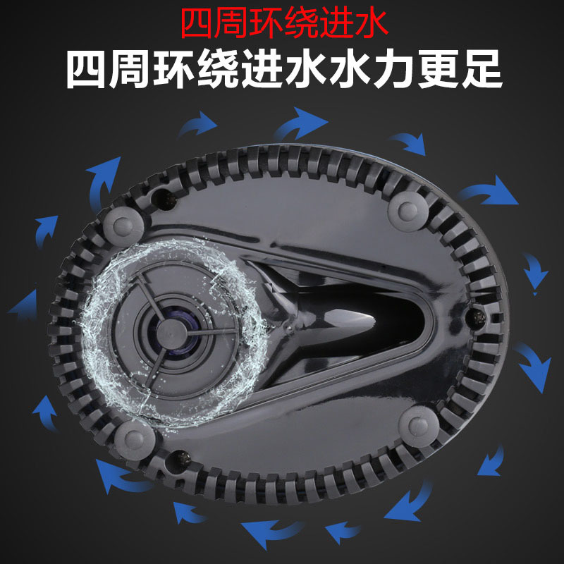 底吸泵鱼缸潜水吸鱼便水族箱龟缸抽水泵过滤小型换水泵高清大图