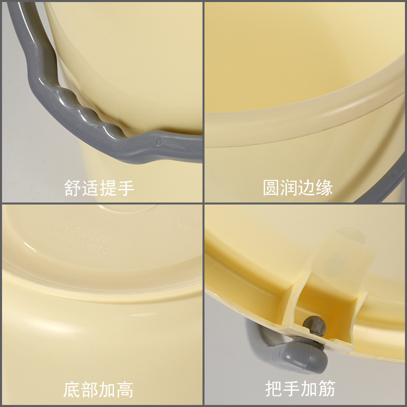 水桶加厚带盖洗衣桶 家用塑料桶学生宿舍洗澡桶 大容量储水桶20L