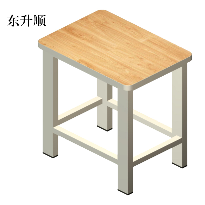 东升顺钢木小方凳260*360*450mm[工厂现做 7天内发货]
