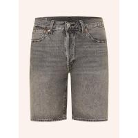 Levi's男士常规腰围直筒牛仔短裤五口袋设计酸洗风格 31 54_Blacks