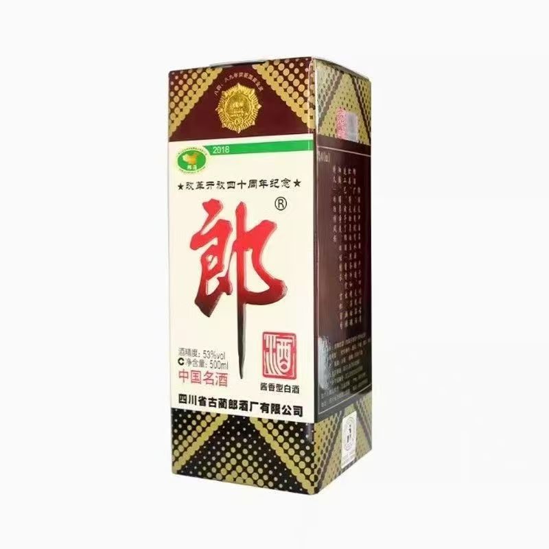 郎酒 2018铁盖郎 53度 500ml单瓶 酱香型白酒高清大图