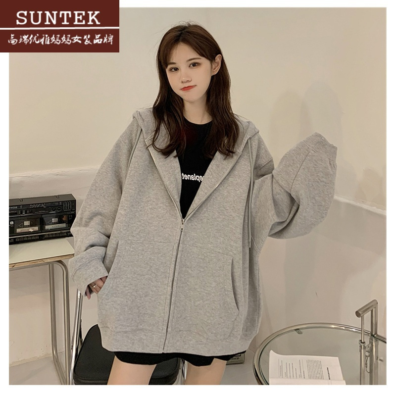 suntek女士卫衣帽衫