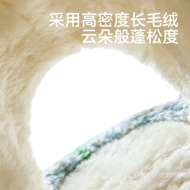 巴拉巴拉儿童棉拖鞋男童2025冬季新款宝宝室内加绒保暖女童家居鞋高清大图