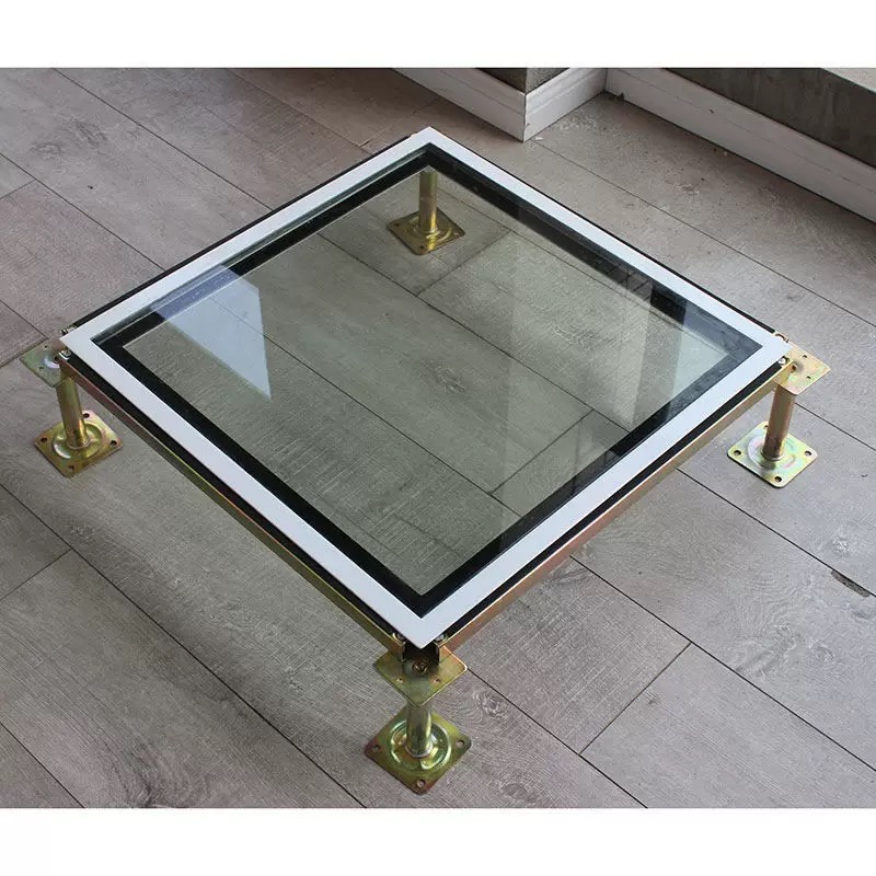 诚智旺 钢化玻璃防静电地板 12mm/块高清大图