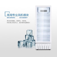 海尔(Haier)展示柜商用412升风冷无霜多层精准控温立式玻璃门保鲜冰柜 超市餐饮店水果酸奶饮料啤酒冷藏柜SC-412