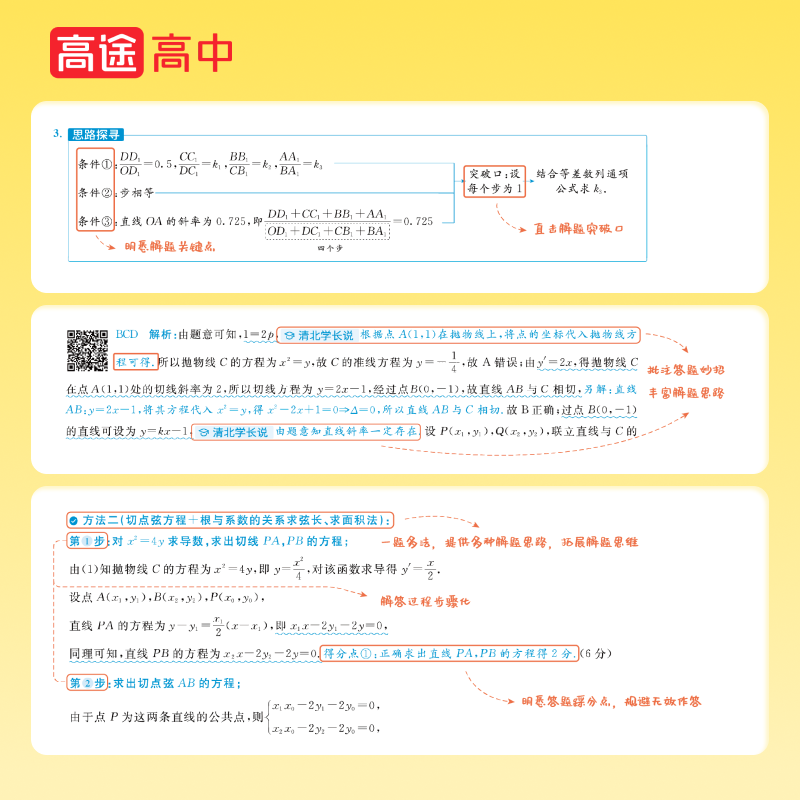 数物化生[4本] 高中三年级 [正版]2024新高考必刷卷五年真题全国卷数学高途优卷五年高考真题汇编视频超详解语文英语物高清大图