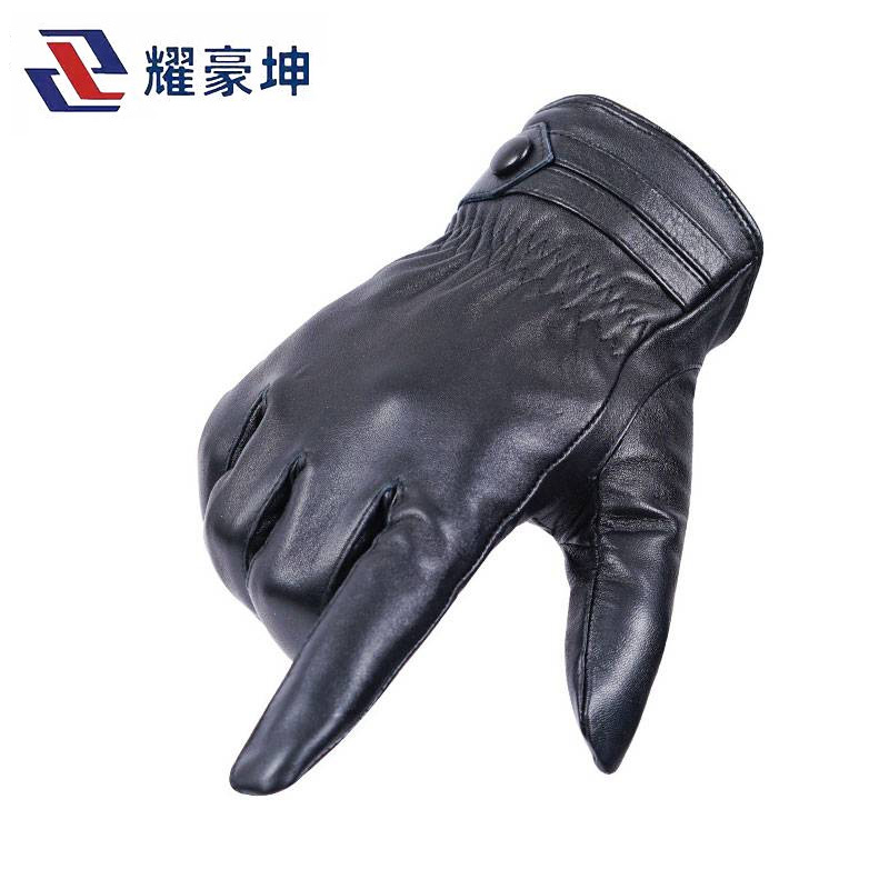耀豪坤羊皮防寒手套D45T/副高清大图