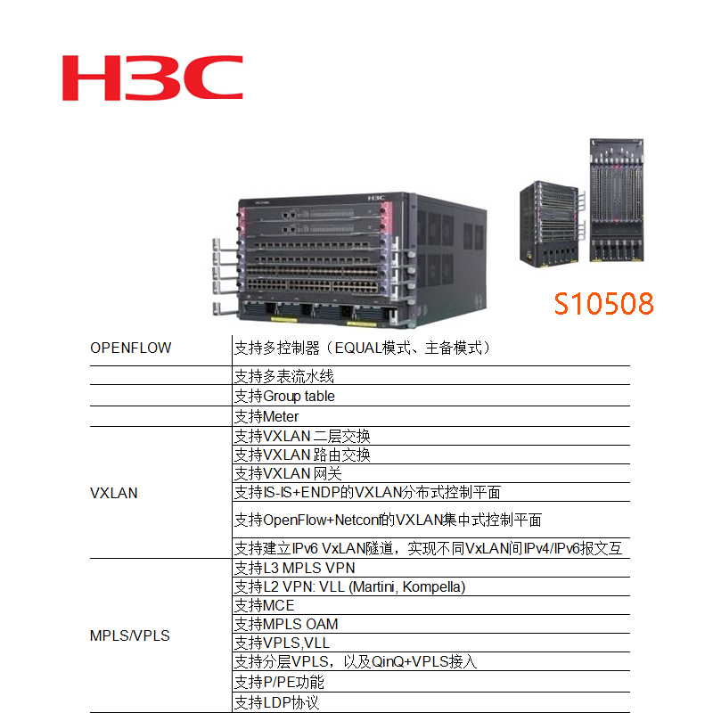 华三(H3C)S10508交换机