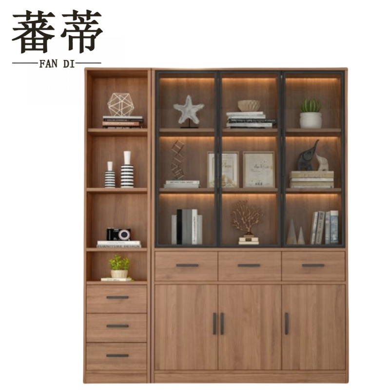 蕃蒂书柜1.6米台高清大图