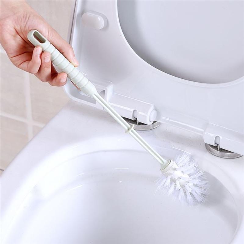 马桶刷子带底座坐便器洁厕马桶刷套装软毛长柄马桶刷厕所刷塑料