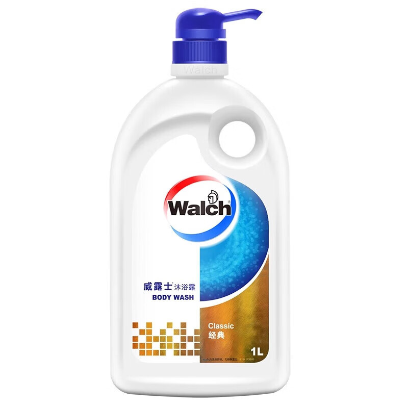 威露士沐浴露五度清凉滋润补水保湿清洁植萃养护(经典)1L