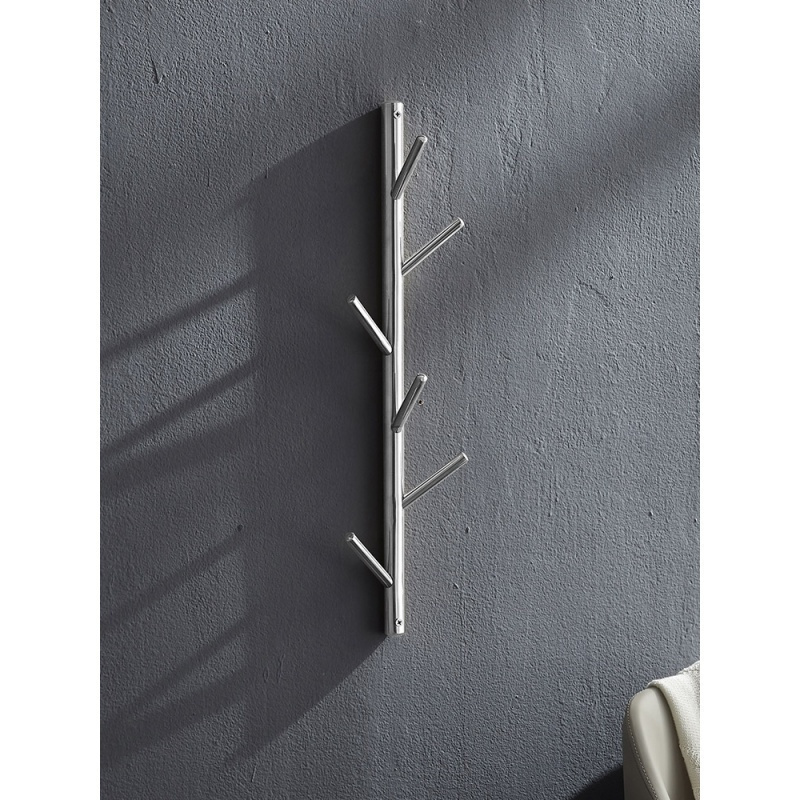 汐岩金色轻奢挂壁衣帽架墙上卧室挂衣架转角衣服架子不锈钢挂衣钩