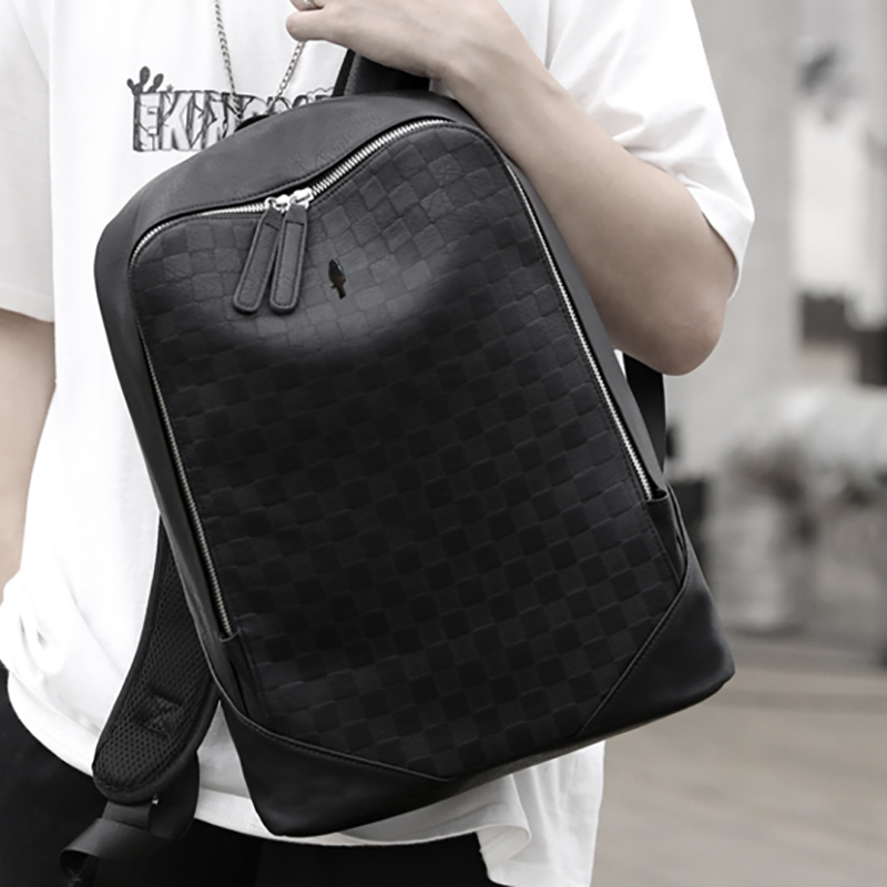 Z.M.N.(法国啄木鸟)商务休闲轻奢皮革双肩包-阿尔ZRB-0978高清大图