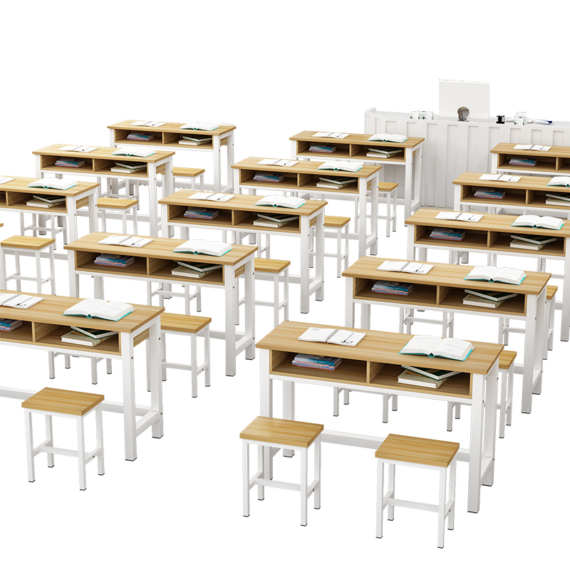 学校中小学生课桌椅书桌培训辅导班桌椅套装家用教室课桌学习桌