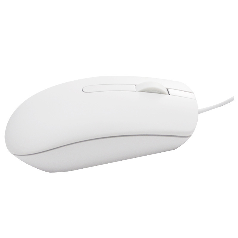 戴尔(DELL)MS116 白色有线办公鼠标