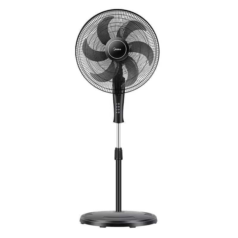 美的(Midea)电风扇落地扇18吋家用商用工业6叶3档可升降空气循环扇强力大风力FS45-22N